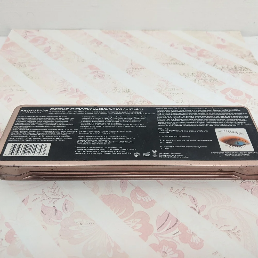 Profusion Chestnut Eyeshadow Palette Makeup